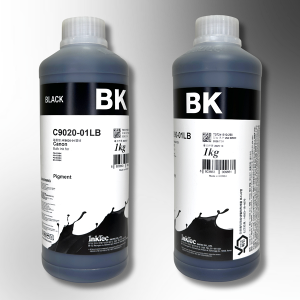Пігментне чорнило InkTec, серія: C9020, для принтерів Canon (Pigment - BLACK - 1л)