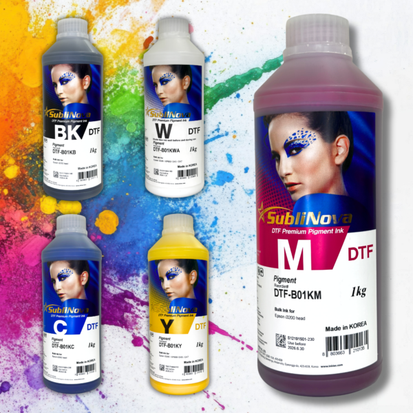 Пігментне чорнило InkTec, серія: SubliNova DTF Premium Pigment Ink (DTF - MAGENTA - 1л)