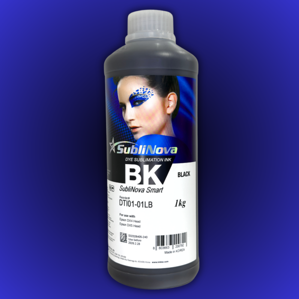 Сублімаційне чорнило InkTec, серія: SubliNova Smart (DTI - BLACK - 1л)
