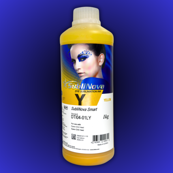 Сублімаційне чорнило InkTec, серія: SubliNova Smart (DTI - YELLOW - 1л)