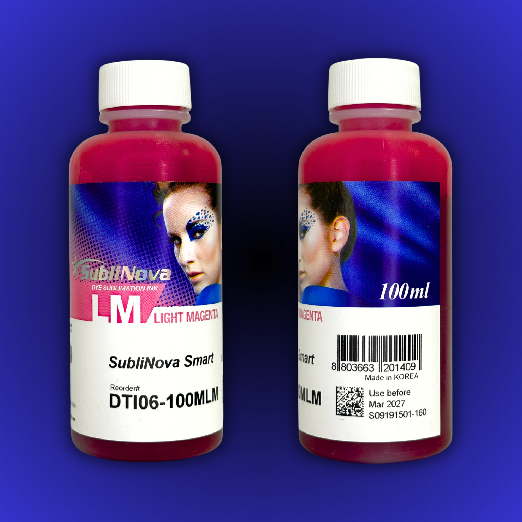 Сублімаційне чорнило InkTec, серія: SubliNova Smart (DTI - LIGHT MAGENTA - 100мл)