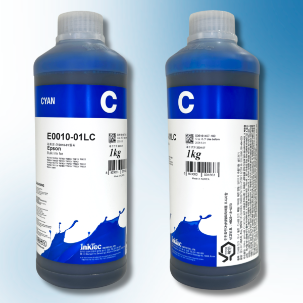 Водорозчинне чорнило InkTec, серія: E0010, для принтерів EPSON (Dye – CYAN – 1л)
