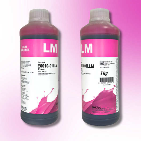 Водорозчинне чорнило InkTec, серія: E0010, для принтерів EPSON (Dye – LIGHT MAGENTA – 1л)
