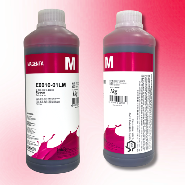 Водорозчинне чорнило InkTec, серія: E0010, для принтерів EPSON (Dye – MAGENTA – 1л)