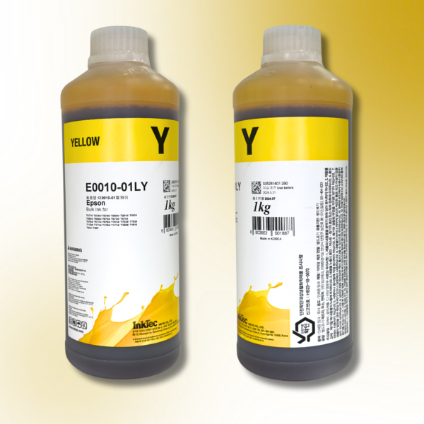 Водорозчинне чорнило InkTec, серія: E0010, для принтерів EPSON (Dye – YELLOW – 1л)