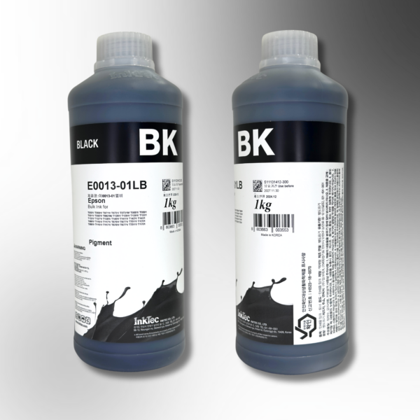 Пігментне чорнило InkTec, серія: E0013, для принтерів EPSON (Pigment – BLACK – 1л)