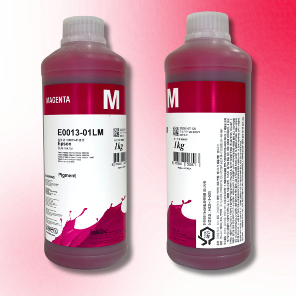 Пігментне чорнило InkTec, серія: E0013, для принтерів EPSON (Pigment – MAGENTA – 1л)