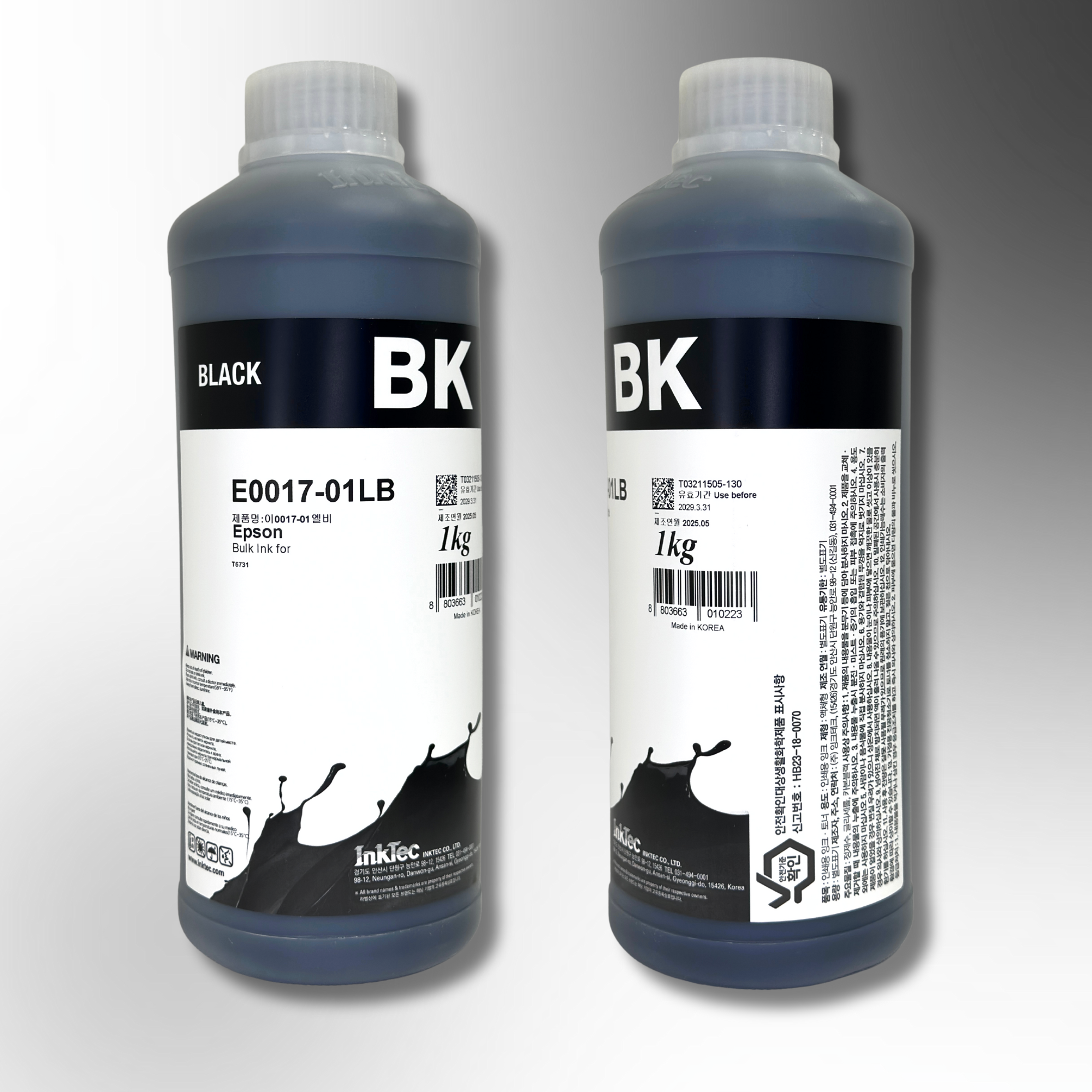 Водорозчинне чорнило InkTec, серія: E0017, для принтерів EPSON (Dye – BLACK – 1л)