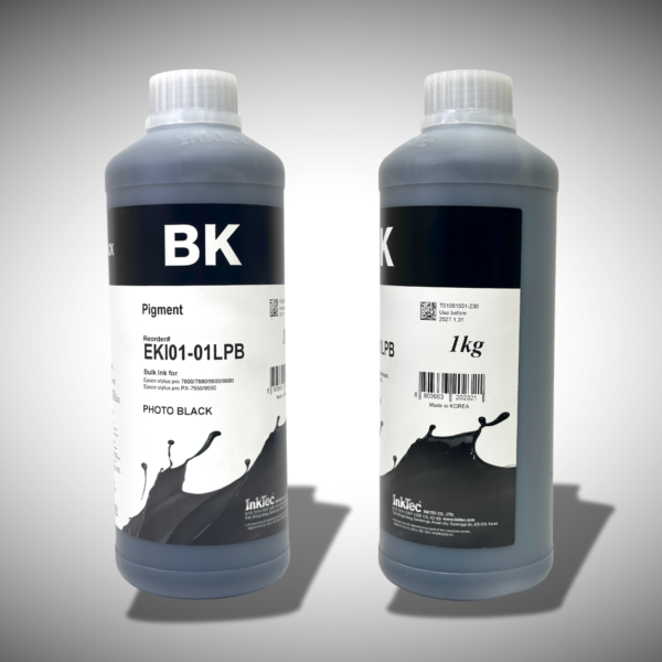 Пігментне чорнило для широкоформатного друку, серія: EKI-01L, (Pigment - PHOTO BLACK - 1л)