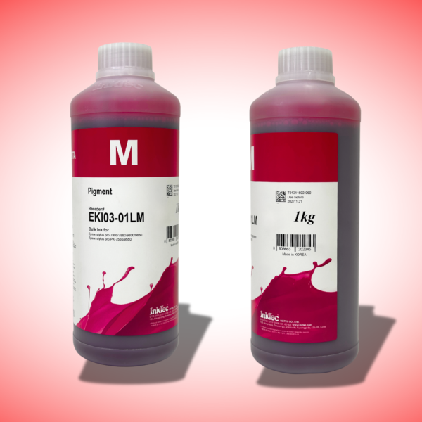 Пігментне чорнило для широкоформатного друку, серія: EKI-01L, (Pigment - MAGENTA - 1л)