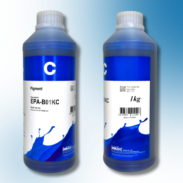Пігментне чорнило для широкоформатного друку, серія: EPA-B01K, (Pigment – CYAN – 1л)