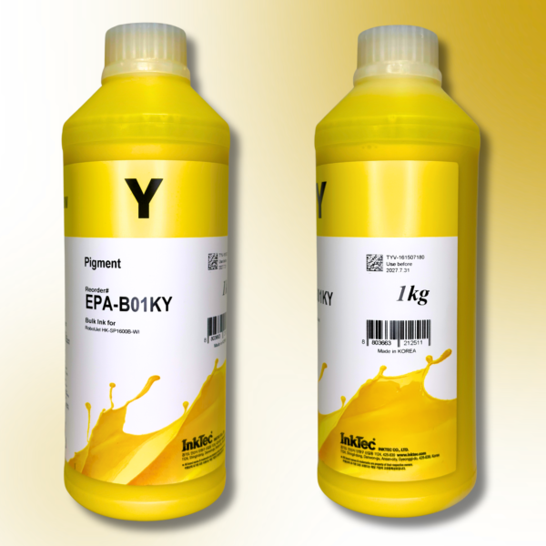 Пігментне чорнило для широкоформатного друку, серія: EPA-B01K, (Pigment – YELLOW – 1л)