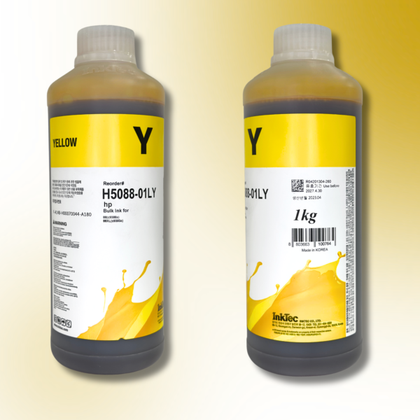 Водорозчинне чорнило InkTec, серія: H5088, для принтерів Hewlett-Packard (Dye - YELLOW - 1л)