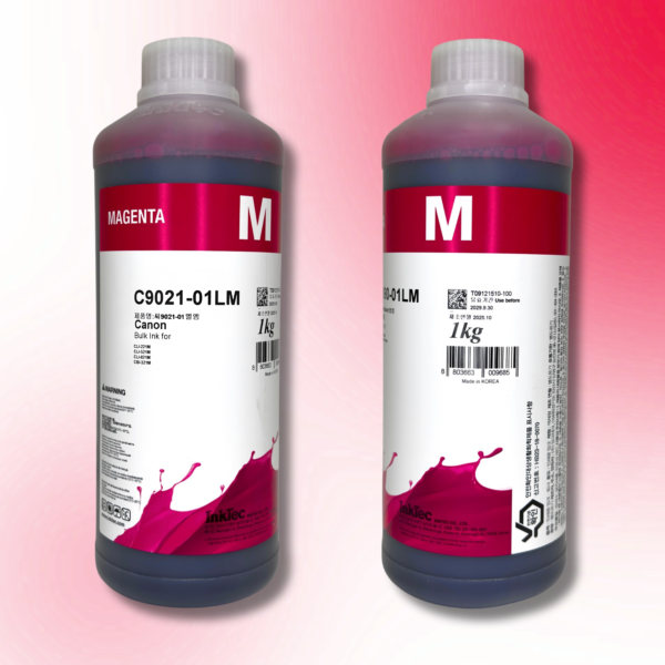 Водорозчинне чорнило InkTec, серія: C9021, для принтерів Canon (Dye - MAGENTA - 1л)