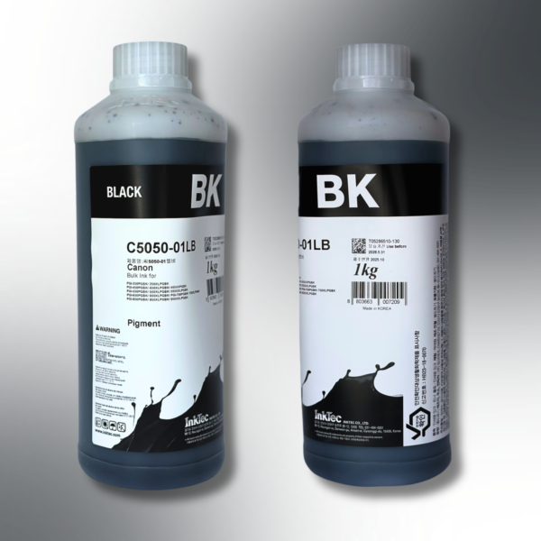 Пігментне чорнило InkTec, серія: C5050, для принтерів Canon (Pigment - Black - 1л)
