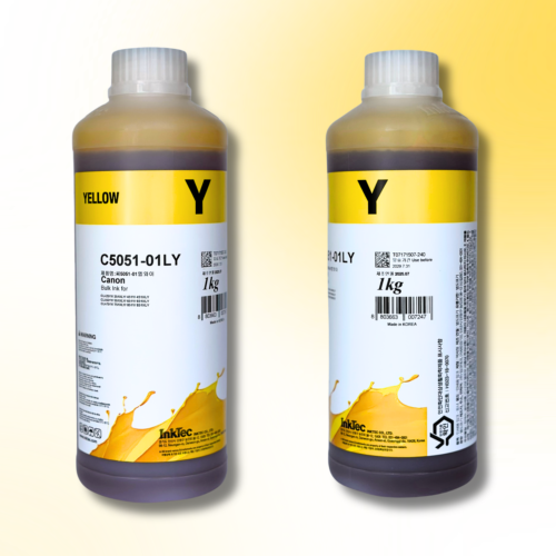 Водорозчинне чорнило InkTec, серія: C5051, для принтерів Canon (Dye – YELLOW – 1л)