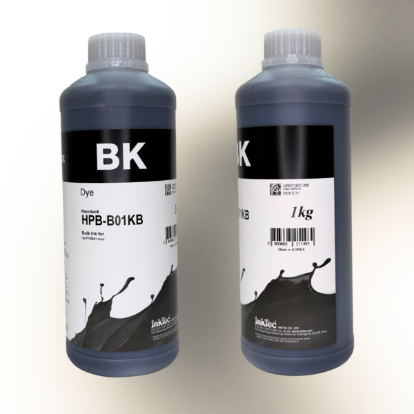 Водорозчинне чорнило InkTec, серія: HPB-B01K, для принтерів HP FI-1000 (Dye – BLACK – 1л)